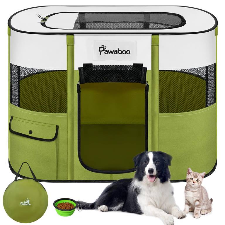 Parque para mascotas portátil (Dos colores disponibles)