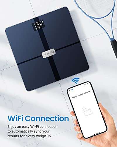 Báscula Renpho con Wifi (Compatible Google Fit y Fitbit)