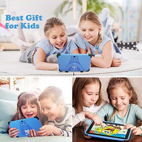 weelikeit Tablet para niños 8 Pulgadas, Android 11 AX WiFi6, 2GB RAM 32GB ROM, 4500 mAh Control Parental, con lápiz óptico