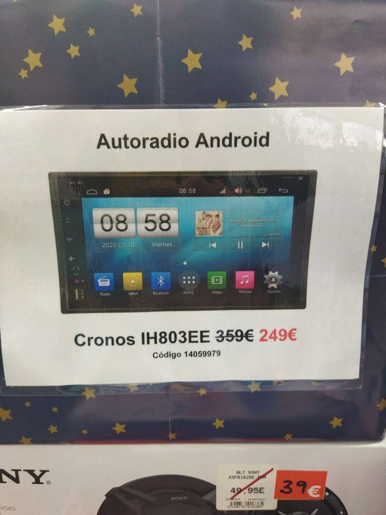Autoradio Android Cronos IH803EE