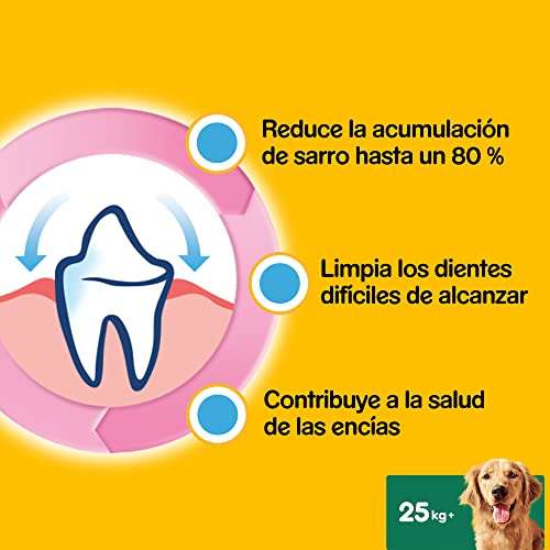 Pedigree Dentastix Snack Dental para la Higiene Oral de Perros Grandes (1 Pack de 56ud)