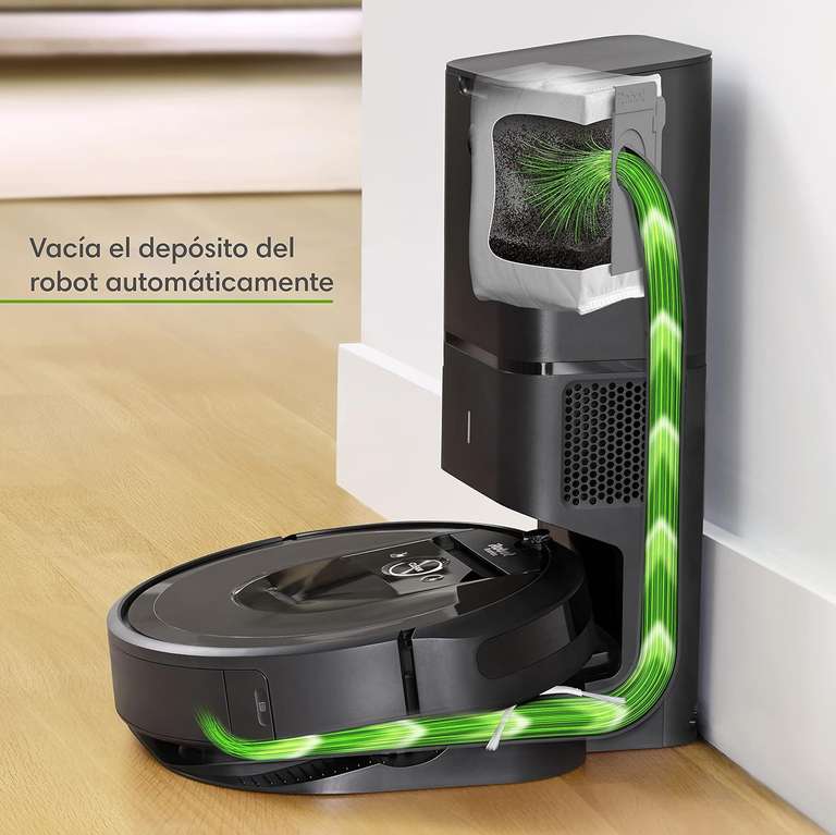 iRobot Roomba i5+ Robot Aspirador y Friegasuelos + Estación de