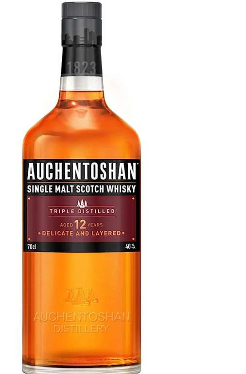 Auchentoshan, 12 Años Single Malt Whisky Escoces, 40%, 700ml