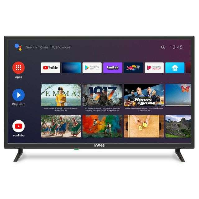 TV LED 80 cm (32") Inves LED-3221GOIN HD Ready, Smart TV y Android TV