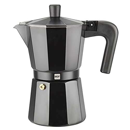 Cafetera Italiana Oroley Blue Induction. 9 tazas. Cafetera Inducción,  Vitrocerámica, Fuego y Gas.
