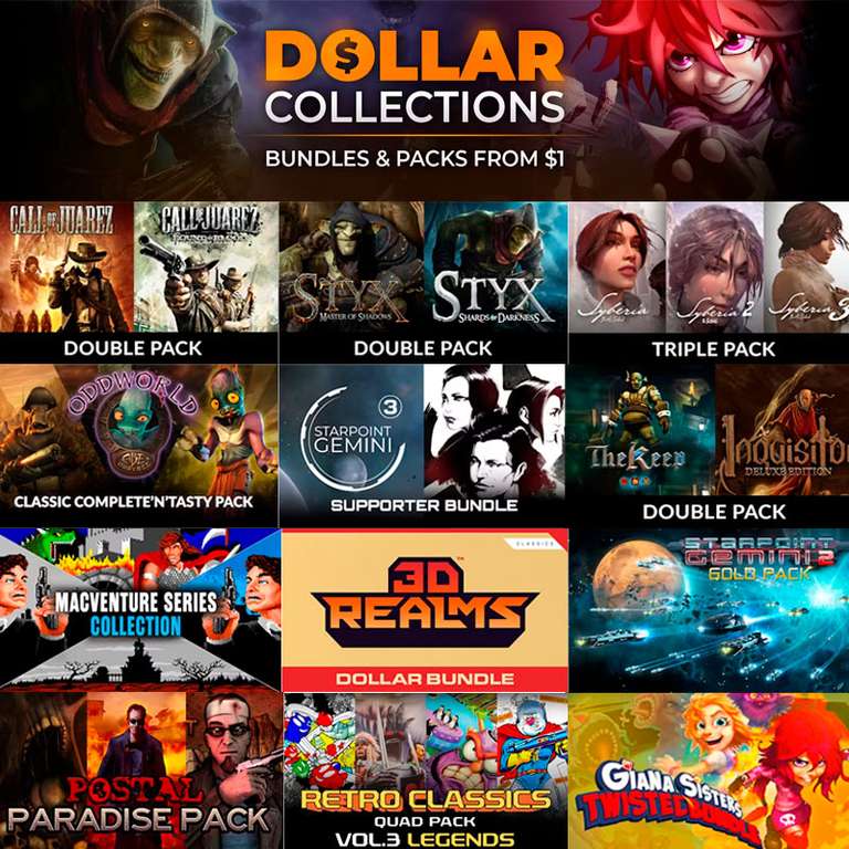 Dollar Collections - Packs Juegos Steam