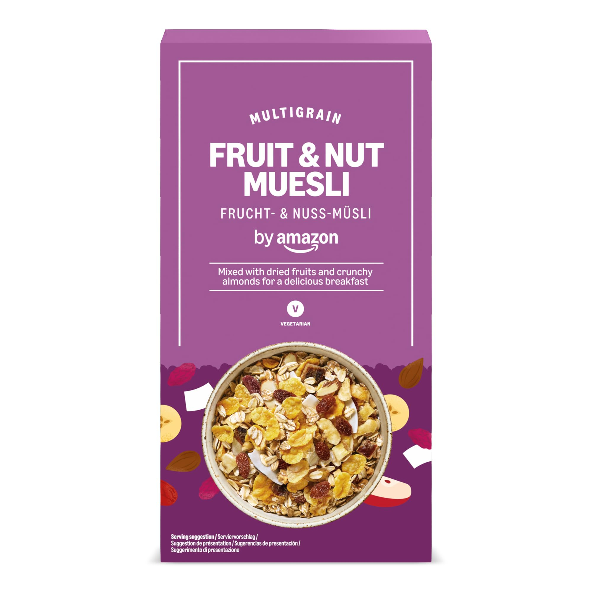 by Amazon Muesli De Frutas y Frutos Secos, 750g