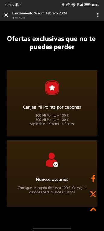 Cupón 200€ euros al reservar Xiaomi 14 y 50 mi points al suscribirse al boletín. Presentación del móvil hoy a las 15h!