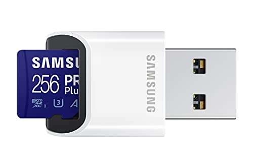 SAMSUNG Micro SD 256 GB Pro Plus 256 GB, UHS-I U3, Full HD & 4K UHD,