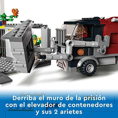 LEGO 60316 City Comisaría de Policía, Edificio con Cárcel, Helicóptero de Juguete, Furgón Policial y Camión