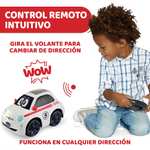 Chicco Fiat 500 RC Coche Radiocontrol, Coche Teledirigido de Carreras Deportivo para Niños, Coche Radiocontrol con Volante.