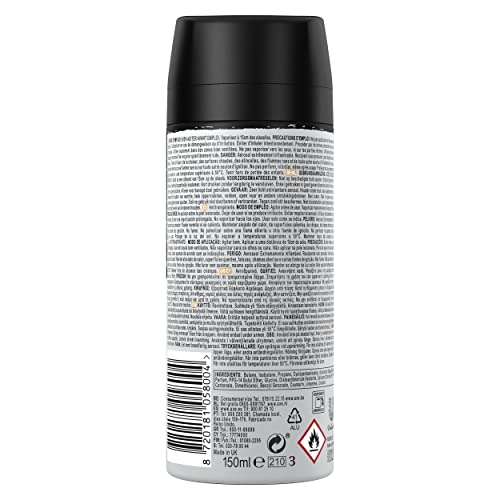 Axe Desodorante para Hombre Antitranspirante Dark Temptation 150ml - Pack de 6