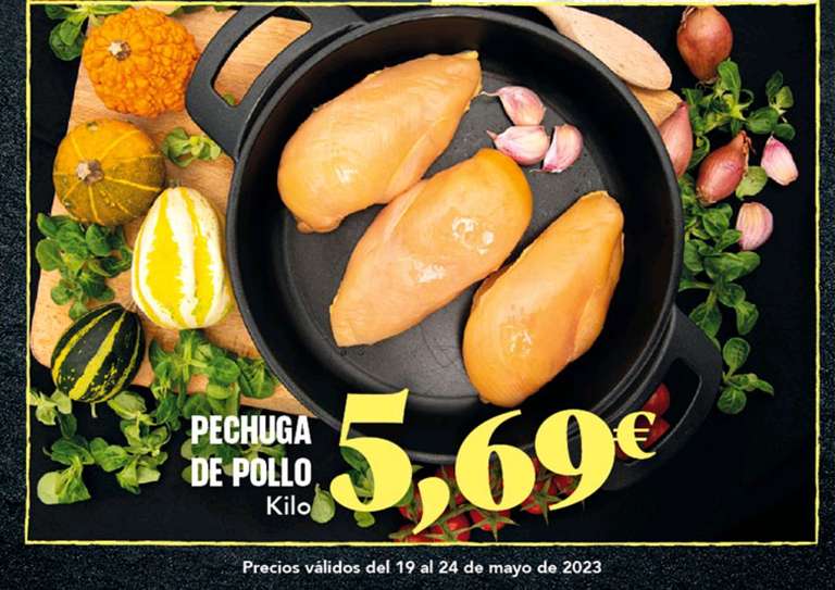Pechuga de pollo Gadis Galicia 5'69€/kg