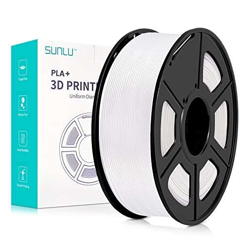 Pla+ filamento blanco 1kg sunlu
