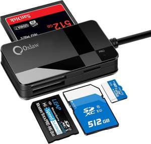 Oxlaw C368 Pro USB 3.0 lector de múltiples tarjetas, Plug N Play, compatible con Apple y Windows