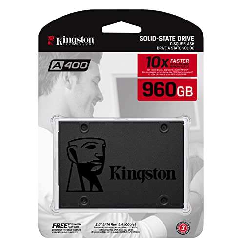 Kingston SSD A400, SATA Rev 3.0, 960 GB