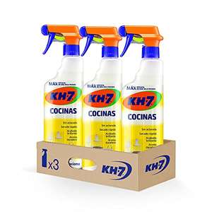 KH-7 Limpiador Multiusos Cocinas Desinfectante, Sin lejía - Pulverizador 750ml, 3 unidades [2'20€/ud]