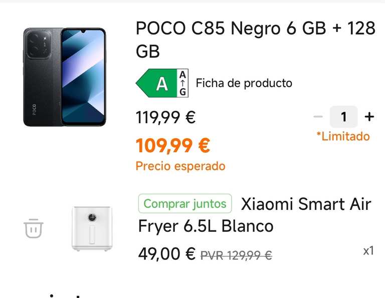 Imagen de Xiaomi Poco C85 (6gb 128gb) + Xiao