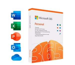 Software - Microsoft Office 365 Personal 1 año (Formato Físico)