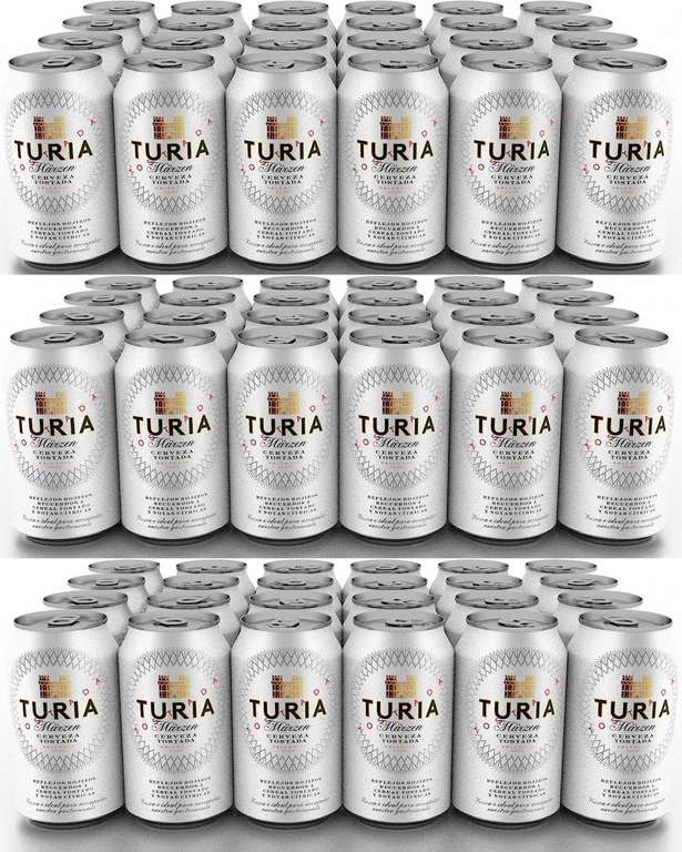 Cerveza Turia 3x24 a 13,50€ el pack [Compra Recurrente]