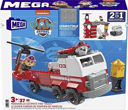 MEGA Bloks La Patrulla Canina Camión de bomberos de Marshall Bloques de construcción