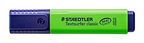 10 unidades Staedtler Textsurfer classic - Marcador, Verde (azul a 4,33 y magenta a 4,01))