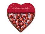 Lindt LINDOR Corazón Leche, caja de bombones leche con forma de corazón, chocolate con leche, cacao puro, bombones para regalar, 225g
