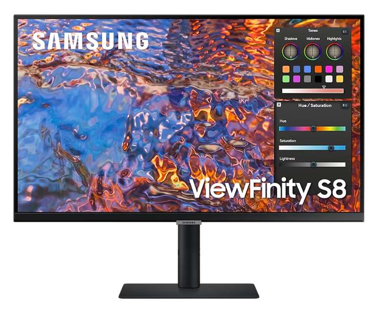 Samsung Monitor UHD 27” Viewfinity S8 con HDR y USB tipo C IPS