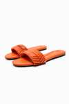 Sandalia plana de Zara con efecto trenzado acolchado [ Envio gratis a tienda ]