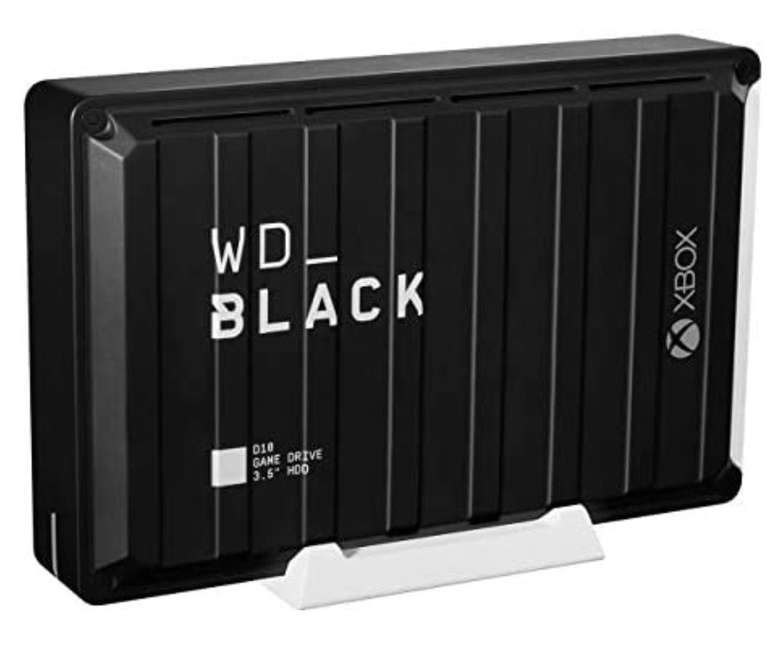 WD_BLACK D10 Game Drive para Xbox de 12 TB - 7200RPM con refrigeración activa