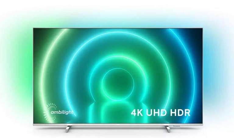 Televisor 43" Philips 43PUS7956/12 Ambilight, 4K , Android TV 10, HDMI 2.0, HDR10+, Dolby Vision/Atmos