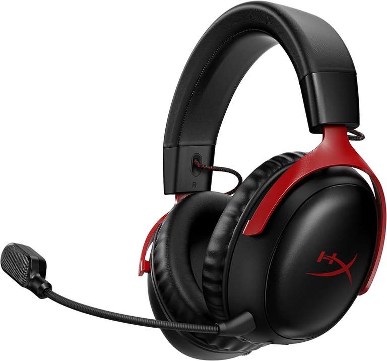 HyperX Cloud III Wireless Auriculares Gaming Inalámbricos, Gaming HyperX Cloud III co Cable