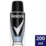 Desodorante Rexona Invisible Ice Fresh - pack 6