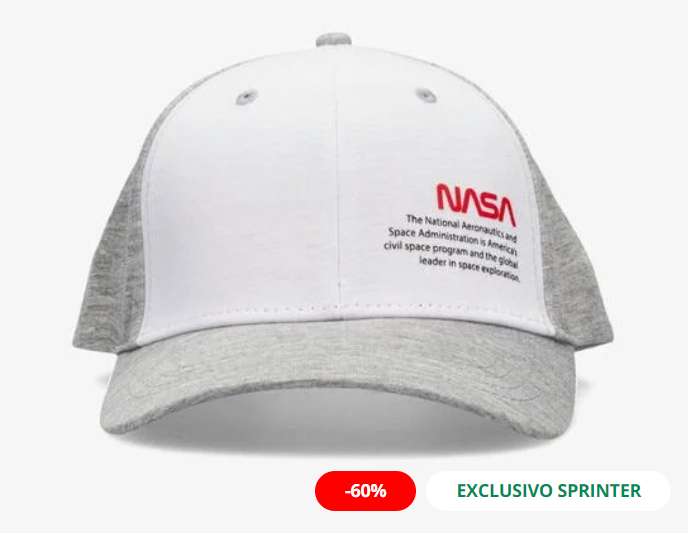 Gorra NASA talla única hombre. Recogida en tinda gratis.