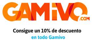 Discuento de 10% en toda la web de Gamivo