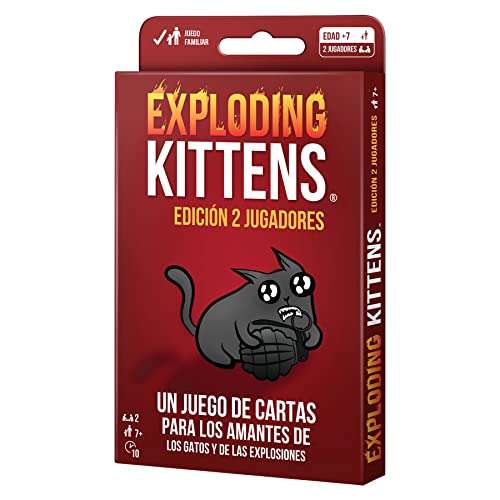 Exploding Kittens: Edición 2 Jugadores - Juego de Mesa