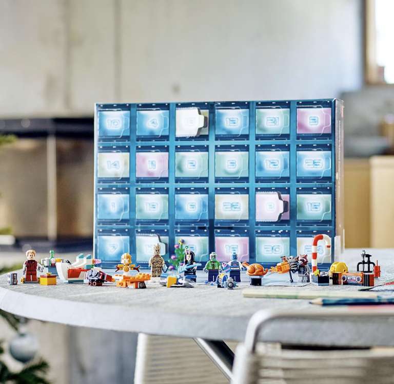 Calendario adviento LEGO Guardianes de la Galaxia de MARVEL (268 pcs) + 10€ REGALO para gastar en LEGO del 24/06 al 14/07 | Recogida GRATIS