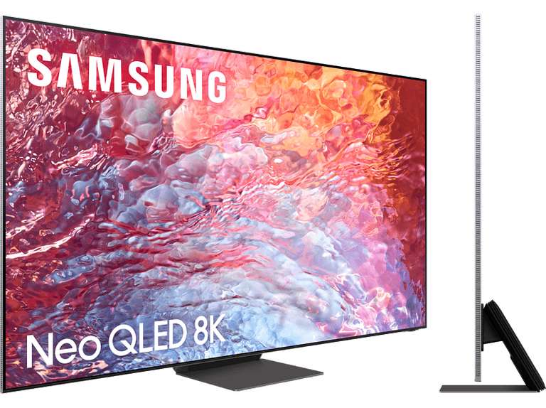 TV QLED 65" - Samsung QE65QN700BTXXC, Neo QLED 8K, Procesador Neural 8K Lite con IA, Smart TV, Plata