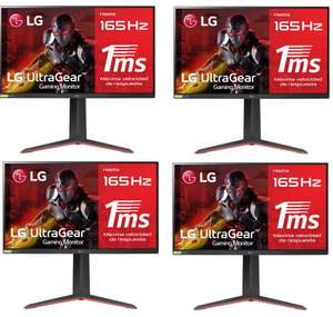 Setup Gaming 4 monitores LG UltraGear 27" QHD 165Hz 1ms [235€ unidad]