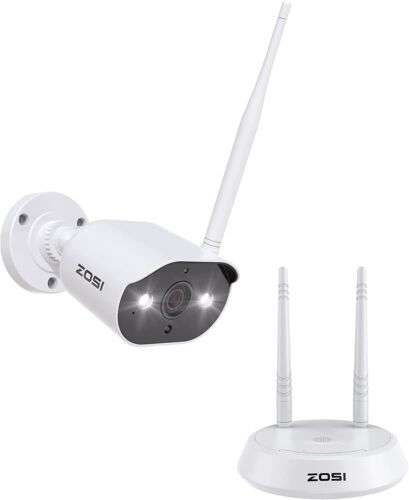 Cámara de Vigilancia WiFi IP con Estación Base Audio Bidireccional compatible con Alexa