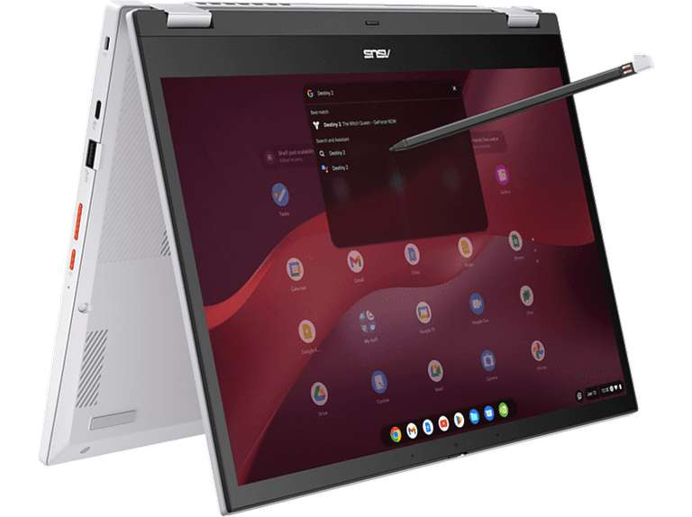 Portátil - ASUS Chromebook Vibe CX34 Flip CX3401FBA-N90030, 14" WUXGA, Intel Core i5-1235U, 8GB RAM, 256GB, Iris Xe Graphics, ChromeOS
