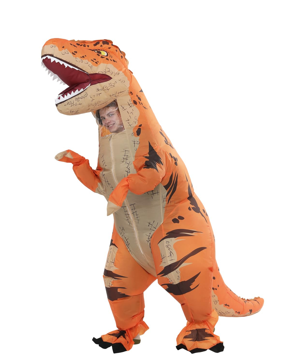 Disfraz Halloween de dinosaurio inflable para adultos o Charmander evolucionado si le echas imaginacion