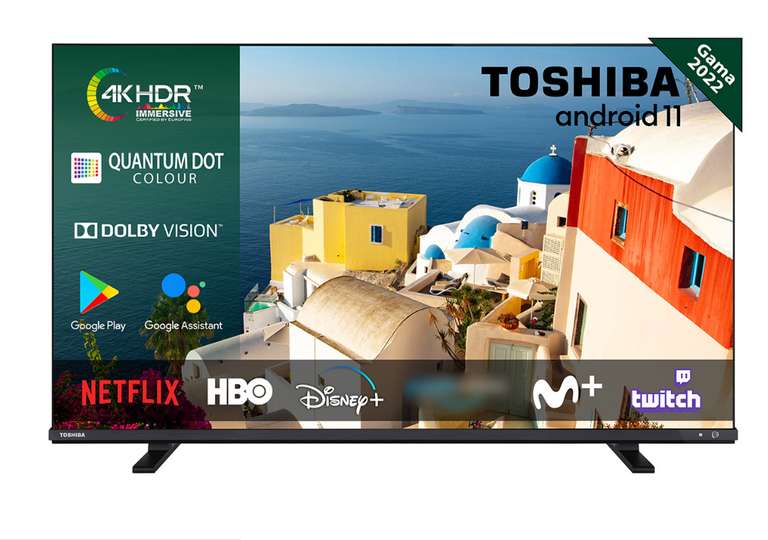 TV LED 126 cm (50") Toshiba 50QA4C63DG 4K UHD Smart TV