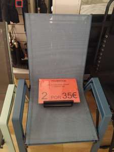 2 sillas por 35 euros en el dunnes stores de fuengirola