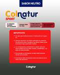 Colnatur Sport Neutro - Colágeno con Magnesio, Zinc y Vitamina C para Músculos, Huesos y Articulaciones, 330g Visita la Store de Colnatur