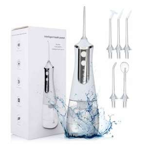 Irrigador bucal Limpiador de dientes USB Recargable Agua Flosser Portátil 300ml Higiene bucal Limpiador de dientes