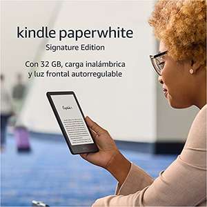 Kindle Paperwhite Signature Edition (32 GB) | carga inalámbrica y luz frontal autorregulable | Sin publicidad + Kindle Unlimited