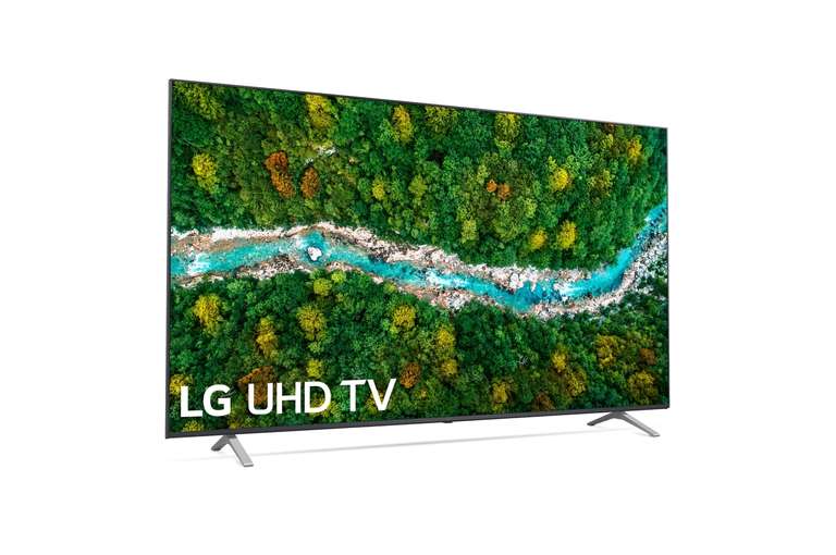 Smart TV LG 75" 4K Ultra HD, HDR10, Wifi + Ethernet, Bluetooth, Virtual Surrond 360, IA ThinQ, Alexa, webOS 6.0 [Recogida en tienda GRATIS]