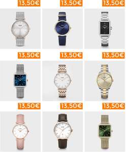 Selección de relojes CLUSE de muestrario por 13,50€