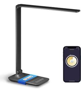 Meross Lámpara de Escritorio LED WiFi Inteligente - Compatible con HomeKit, Alexa, Google Home